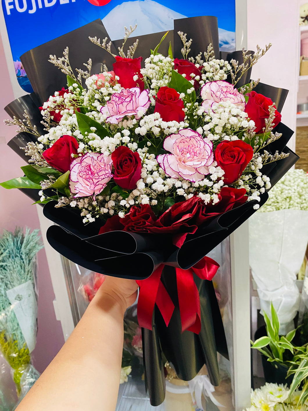 Roses and carnations