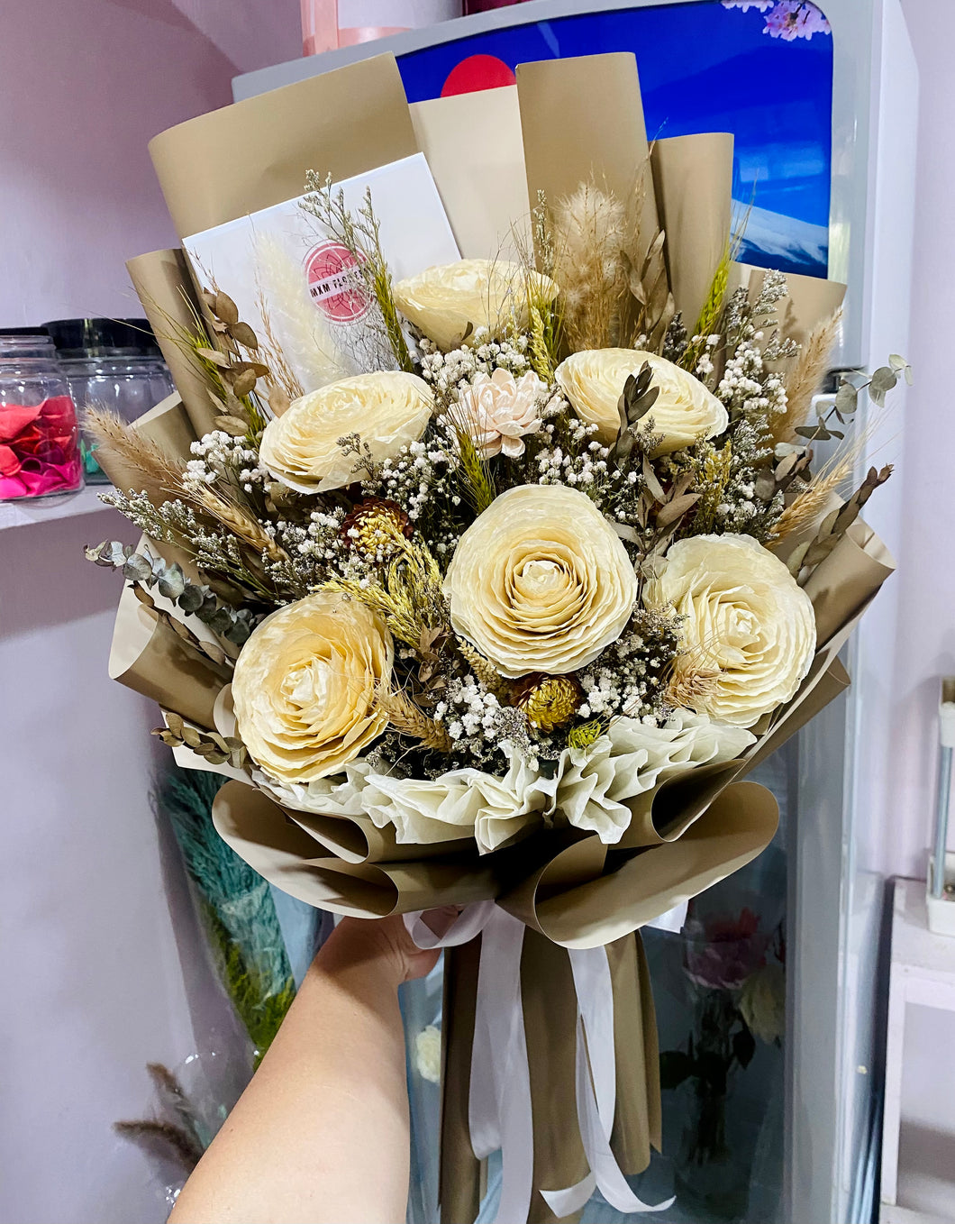 Dried flowers and fillers