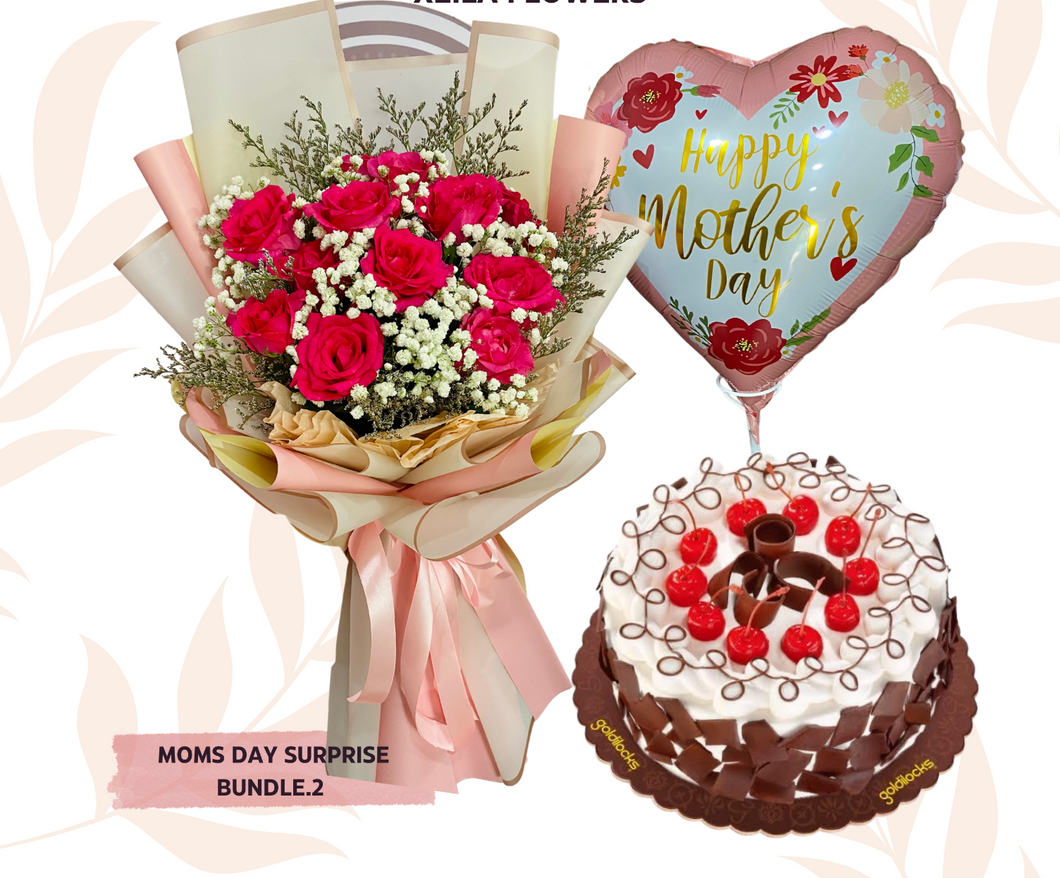 Flower with cake