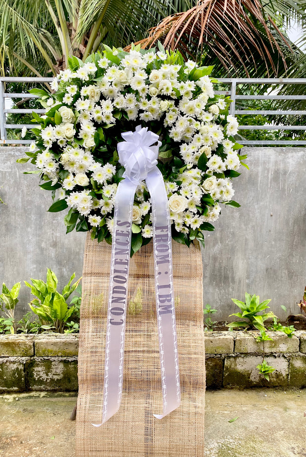 Wreath Sympathy Arrangement